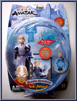 Aang (Ice Attack) from Avatar the Last Airbender - Battle Benders manufactured by Mattel [Front]