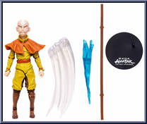Aang (Avatar State) (Gold Label) from Avatar the Last Airbender - 7" Scale manufactured by McFarlane [Loose]