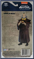 Uncle Iroh from Avatar the Last Airbender - 5" Scale manufactured by McFarlane [Back]