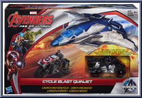 Cycle Blast Quinjet from Avengers - Age of Ultron - 2.5" Vehicles manufactured by Hasbro [Front]