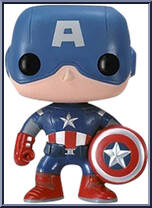 Captain America from Avengers - Avengers Pop! manufactured by Funko [Loose]