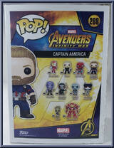 Captain America from Avengers - Avengers Infinity War Pop! manufactured by Funko [Back]
