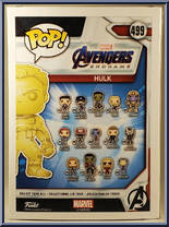 Hulk (Gauntlet) (Yellow Chrome) from Avengers - Avengers Endgame Pop! manufactured by Funko [Back]