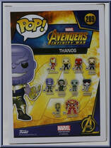 Thanos (Gauntlet) (Purple Chrome) from Avengers - Avengers Infinity War Pop! manufactured by Funko [Back]