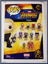 Thor (Stormbreaker) from Avengers - Avengers Infinity War Pop! manufactured by Funko [Back]