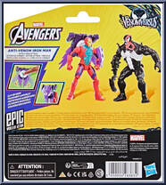 Anti-Venom Iron Man (Battle Gear Jetpack) from Avengers - Epic World of Action manufactured by Hasbro [Back]