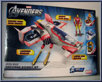 Firestrike Assault Jet (with Iron Man) from Avengers - Comic Series manufactured by Hasbro [Back]