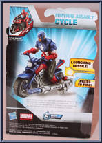 Furyfire Assault Cycle from Avengers - Battle Chargers manufactured by Hasbro [Back]