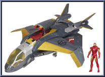 Avengers Quinjet (with Iron Man) from Avengers - Vehicles manufactured by Hasbro [Loose]
