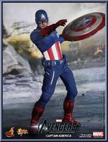 Captain America from Avengers - The Avengers manufactured by Hot Toys [Loose]