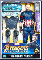 Captain America (Power FX) from Avengers - Infinity War - Titan Hero Series manufactured by Hasbro [Front]