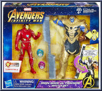 Iron Man vs. Thanos from Avengers - Infinity War - Battle Sets manufactured by Hasbro [Front]