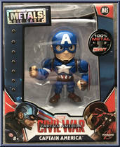 Captain America from Avengers - Metals Die Cast - Basic Series manufactured by Jada Toys [Front]