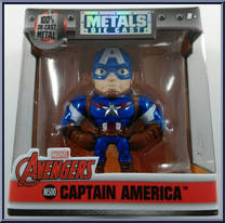 Captain America from Avengers - Metals Die Cast - Basic Series manufactured by Jada Toys [Front]