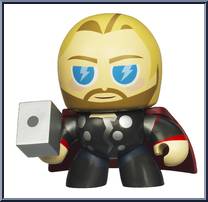 Thor from Avengers - Mighty Muggs - Basic Series manufactured by Hasbro [Loose]