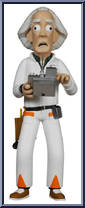 Dr. Emmett Brown Action Figure