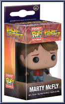 Marty McFly from Back to the Future - Pop! Keychains manufactured by Funko [Front]