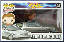 Time Machine from Back to the Future - Pop! Rides manufactured by Funko [Front]