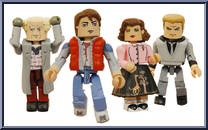 Set 1 (Doc Brown / Marty McFly / Lorraine Baines / Biff Tannen) Action Figure