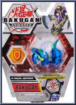 Aquos Ventus Fangzor x Mantonoid from Bakugan - Armored Alliance - Core manufactured by Spinmaster [Front]