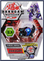 Darkus Aquos Howlkor x Ramparian from Bakugan - Armored Alliance - Core manufactured by Spinmaster [Front]