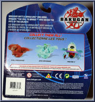 Spin Ravenoid from Bakugan - Battle Brawlers - Special Attack manufactured by Spinmaster [Back]