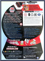 Darkus Webam from Bakugan - Battle Planet - Ultra manufactured by Spinmaster [Back]