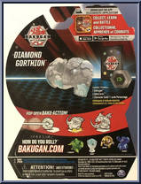 Diamond Gorthion from Bakugan - Battle Planet - Core manufactured by Spinmaster [Back]