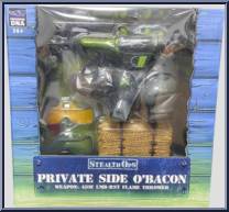 Private Side O'Bacon (Stealth Ops) from Barnyard Commandos - Basic Series manufactured by Premium DNA [Front]