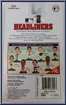 Jose Canseco from Baseball Headliners - 1996 Season manufactured by Corinthian [Back]
