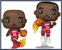 Clyde Drexler and Hakeem Olajuwon Action Figure