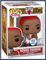 Dennis Rodman (Red Hair) from Basketball - Pop! Vinyl Figures manufactured by Funko [Front]