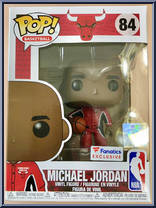 Michael Jordan (Red Warm Up) from Basketball - Pop! Vinyl Figures manufactured by Funko [Front]