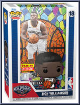 Zion Williamson (Mosaic Prisms) from Basketball - Pop! Trading Cards manufactured by Funko [Front]