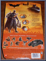Batman (Rapid Fire) (Blue Suit) from Batman Begins - Series 2 manufactured by Mattel [Back]