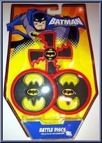 Battle Discs (Red) from Batman Brave & The Bold - Role Playing manufactured by Mattel [Front]