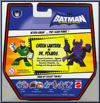 Green Lantern vs. Dr. Polaris from Batman Brave & The Bold - Action League manufactured by Mattel [Back]