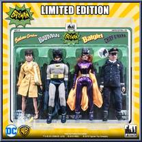Barbara Gordon / Batman / Batgirl / Chief O'Hara from Batman - Classic TV Series - Multi-Packs manufactured by Figures Toy Company [Front]