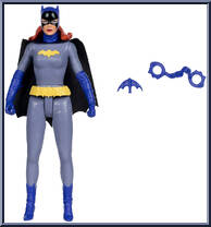 Batgirl (Black-Grey) from Batman - Classic TV Series - Batman 66 Comic manufactured by McFarlane [Loose]