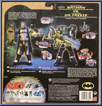 Batman vs Mr. Freeze from Batman - Comics - 2-Packs manufactured by Mattel [Back]