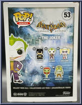 Joker (Green Chrome) from Batman - Batman Arkham Asylum Pop! manufactured by Funko [Back]