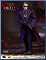 Joker 2.0 (with Detonator) (Sideshow) from Batman - Dark Knight manufactured by Hot Toys [Loose]