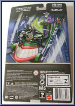 Batman (with Shield) from Batman Missions - Basic Series manufactured by Mattel [Back]