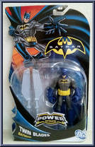 Batman (Twin Blades) from Batman - Power Attack - Basic Series manufactured by Mattel [Front]