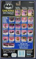 Batman (Crime Attack) from Batman Returns - Series 1 manufactured by Kenner [Back]