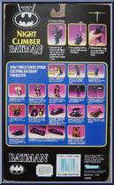 Batman (Night Climber) from Batman Returns - Series 2 manufactured by Kenner [Back]