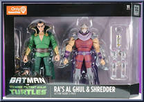 Ra's al Ghul  & Shredder from Batman vs Teenage Mutant Ninja Turtles - GameStop manufactured by DC Collectibles [Front]
