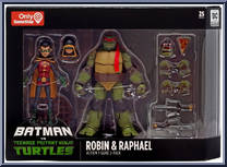 Robin & Raphael from Batman vs Teenage Mutant Ninja Turtles - GameStop manufactured by DC Collectibles [Front]