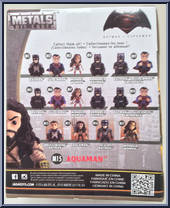 Aquaman from Batman v Superman - Metals Die Cast manufactured by Jada Toys [Back]
