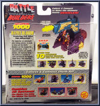 Battle Blaster Featuring Evil Alien The Impactor from Battle Builders - System 1000 manufactured by Toy Biz [Back]